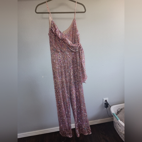 Saylor Jumpsuit Sequin Pantsuit - Picture 6 of 9